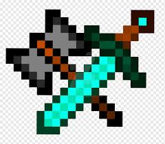 These free images are pixel perfect to fit your design and available in both png and vector. Minecraft Pocket Edition Sword Game Drawing Mining Game Diamond Sword Symbol Png Pngwing