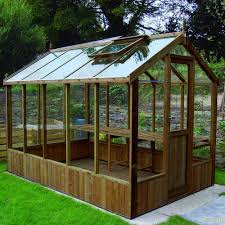 A wood greenhouse is known for its beauty, strength, and durability, they are also, much better at maintaining a constant temperature leading to a healthier and more natural environment. Swallow Kingfisher Thermowood Greenhouse Oldrids Downtown