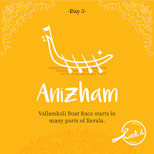 The nakshatra anizham (in malayalam) is known as anuradha (in sanskrit), anusham (in tamil), anuraadha (in telugu) and anuradha (in kannada). Cookd Day 5 Anizham Today Is For Vallamkalli The Boat Facebook