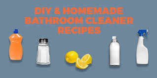 diy homemade bathroom cleaner recipes