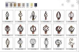 These double curtain rods can adjust from 66 to 120, ¾ diameter for front rod, and 5/8 diameter for the back rod. Simple Design Finial Pole Ends For Curtain Rod Decorative Home Window Www Szonecn Com Diy Interior Decor Curtain Finials Curtain Rods