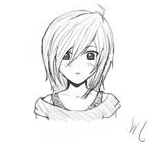 Anime drawings cute and easy. Romanca Society Get 18 Simple Easy Cute Anime Girl Drawing