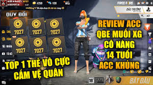 Free fire | lý do shop huyền bí tỉ lệ giảm giá tới 90%? Free Fire Review Acc Co Nang 14 Tuá»•i Top 1 Tháº» Vo Cá»±c Cáº¥m Vá»‡ Quan 7027 Huy Hiá»‡u Rikaki Gaming Youtube