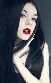 Pin By The Velveteen Jackalope On Painted Ladies Ivory Skin Dark Beauty Goth Beauty