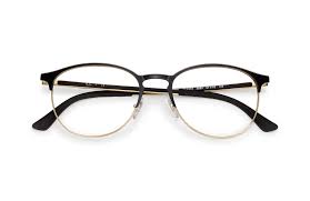 Black And Gold Ray Bans Eyeglasses Ray Ban 0rx6375 Rb6375 Black Gold Black Optical Prescription Glasses Glasses Eyeglasses