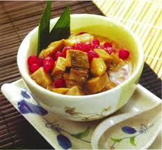 Resipi bubur cha cha ini khas untuk anda yang minat nyonya desserts! Bubur Cha Cha Santan Kara
