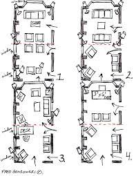 These common scenarios will teach you the basics of furniture arranging so you can maximize every space. Arranging Furniture In A 12 Foot Wide By 24 Foot Long Living Room Fred Gonsowski Garden Home