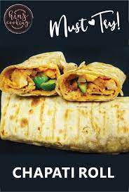 Chapati Roll Roti Roll Recipe Easy Lunch Box Recipes Recipes Leftovers Recipes