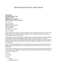 Front desk manager cover letter example. 30 Receptionist Cover Letter Cover Letter For Resume Cover Letter Sample Job Resume Samples