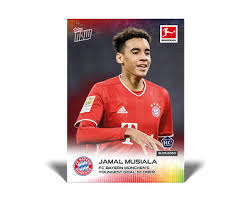 Jamal musiala bleibt dem fc bayern erhalten. Jamal Musiala Bundesliga Topps Now 2020 2021 Card 6 Rc Fc Bayern Munchen Ebay