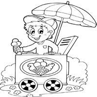 Now you can satisfy his cravings with 20 free printable ice cream coloring pages here. Ice Cream Coloring Pages Surfnetkids