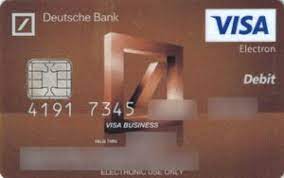 This is the first step to benefit from the advantages of a successful investment bank. Bank Card Deutsche Bank Deutsche Bank Pbc S A Poland Col Pl Ve 0202