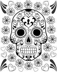 Day of the dead coloring pages printable free. Free Printable Day Of The Dead Coloring Pages Best Coloring Pages For Kids