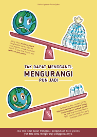 Contoh poster kampanye diatas bertemakan kendalikan sampah plastik. Poster Mengurangi Sampah Plastik Goresan