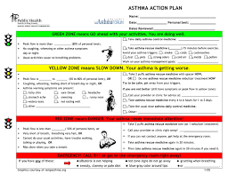 It contains specific written instructions on: Asthma Action Plan In Word And Pdf Formats