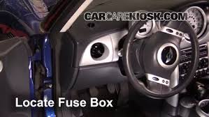 Mini cooper fuse box location and how to check fuses on bmw mini cooper 3rd generation.mini cooper fuses.if you have an electrical unit that has stopped work. Interior Fuse Box Location 2002 2008 Mini Cooper 2005 Mini Cooper 1 6l 4 Cyl Coupe