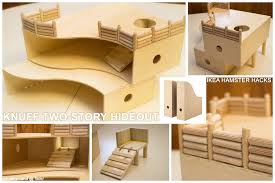 Ikea Hack Knuff Two Story House In 2020 Hamster House Hamster Diy Cage Hamster Habitat