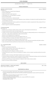 ui web developer resume sample mintresume