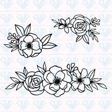 Free Free Silhouette Flower Svg Files SVG PNG EPS DXF File