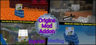 Minecraft forge can't be used to add mods to minecraft: Origins Mod Bedrock Edition Addon V1 2 2 Minecraft Pe Mods Addons