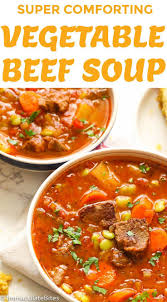 Vegetable Beef Soup Withstewmeat Simple Recipe Souprecipes Easydinner Stovetop Vegetable Beef Soup Beef Soup Recipes Vegetable Soup Recipes