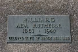 Ada Ruthella Graybill Hilliard (1881-1940)