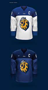 Rebranding Concept Of The Most Biggest And Iconic Sports Brand In Finland The Lions The Finnis Sports Tshirt Designs Ice Hockey Jersey Sports Jersey Design