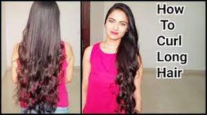 It probably takes a lot of time to curl your hair as you have to manually wound each section of your hair around your curling iron wand. How To Curl Long Hair Indian Hairstyles How To Get Natural Looking Curls In Easiest Way Youtube