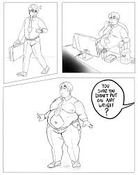 Researchers from the university of texas discovered that drinks made with artificial sweeteners will expand your waist girth , which is a risk factor for type 2 diabetes. Male Weight Gain Comic Explore Tumblr Posts And Blogs Tumgir