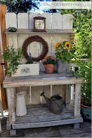Pin By Kathy Slusher On In The Garden Potting Bench Potting Tables Potting Table