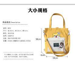 帆布包女2019新款单肩ins中包大学生上课书包韩版百搭斜挎手提袋 淘宝网 bags tote bag tote