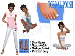 You will find it under accessories > female > nails. Sims 4 Sue Toe Nail Polish And Madlen S Leonie Shoes Recolored Sims 4 Downloads
