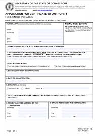 How To File A Foreign Corporation In Connecticut Certificate Of Authority Start Your Small Business Today