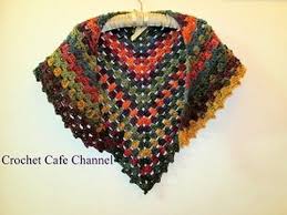 كروشيه شال أو سكارف مثلث بغرزة الجرانى قناة كروشيه كافيه youtube crochet crochet videos tutorials crochet scarf