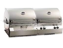 To build an outdoor kitchen, start by finding a location close to your home that has the necessary utility lines for your equipment, such as water and electricity. Can A Built In Charcoal Grill Be Installed In An Outdoor Kitchen Revolutionary Gardens