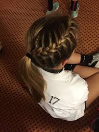 In addition, given the length and volume, options may also be considerably limited. Perfect Braid For A Volleyball Game Sporty Hairstyles Sports Hairstyles Hair Styles