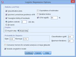 Logistic regression and discriminant analysis. How To Perform A Binomial Logistic Regression In Spss Statistics Laerd Statistics
