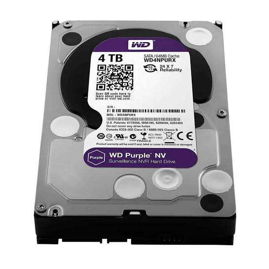 Western Digital WD Purple 4TB Surveillance HDD view 4