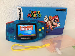 Nintendo Gba Ags 101 Super Mario Edition Vintage Video Games Gameboy Nintendo