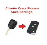 Kit de transformation de Clé Pliable Citroën Xsara Picasso, Saxo, Berlingo,  Peugeot Partner, Plip 2 boutons