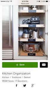 Small Appliance Storage Diy Kitchen Storage Kitchen Design Diy Kitchen Appliance Storage