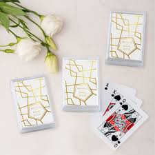 Click here to register and start designing your custom playing cards. Personalized Playing Cards Retro Luxe Foiled Print The Knot Shop