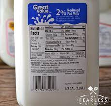 How Much Fat Is In Milk My Fearless Kitchen