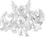 Printable skylanders dragon city coloring page. Dragon Coloring Pages To Print Dragon Printable