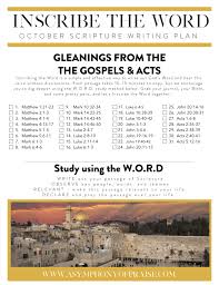 inscribe the word october scripture writing plan the