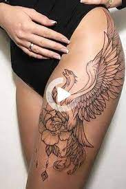 40 Amazing Phoenix Tattoos And Meanings Thigh Tattoos Women Thigh Tattoo Best Tattoos For Women