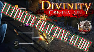 Best Crafting Guide Divinity Original Sin Tenebrium Tools Armor Weapons Guide Tips Recipes Youtube