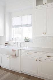 While subway tiles come in many colors and textures, some of the most classic looks using subway tiles include an all white tile surface using white subway tiles will never go out of style. White Kitchen With White Subway Tiles Transitional Kitchen