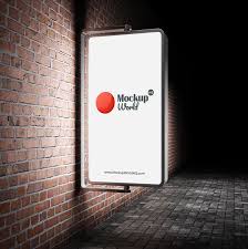 Download Outdoor Advertisement City Light Free Mockup Outdoor Advertising Mockup Sign Board Design Free Mockup