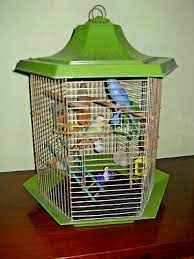 This chandelier designed by sciolari is constructed out of chrome in the signature bird cage look. Vintage Mid Century Art Deco Modern Bird Cage Ebay